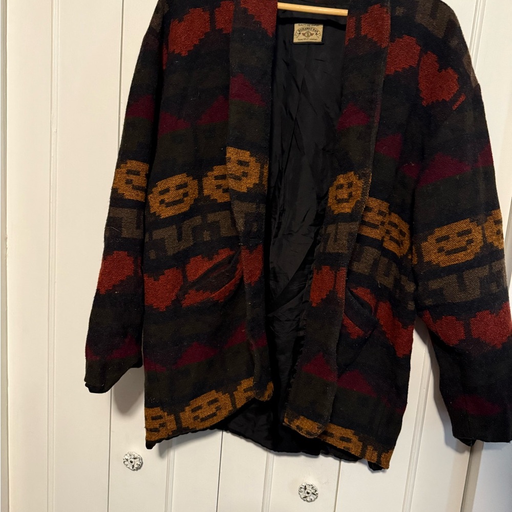 Runaway Bay wool Vintage Patterned Cardigan